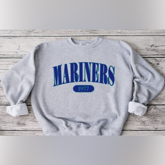 Mariners Offset Crewneck - Picture 1 of 5